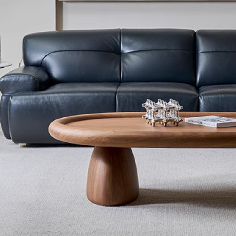 Table basse rétro et niche en bois