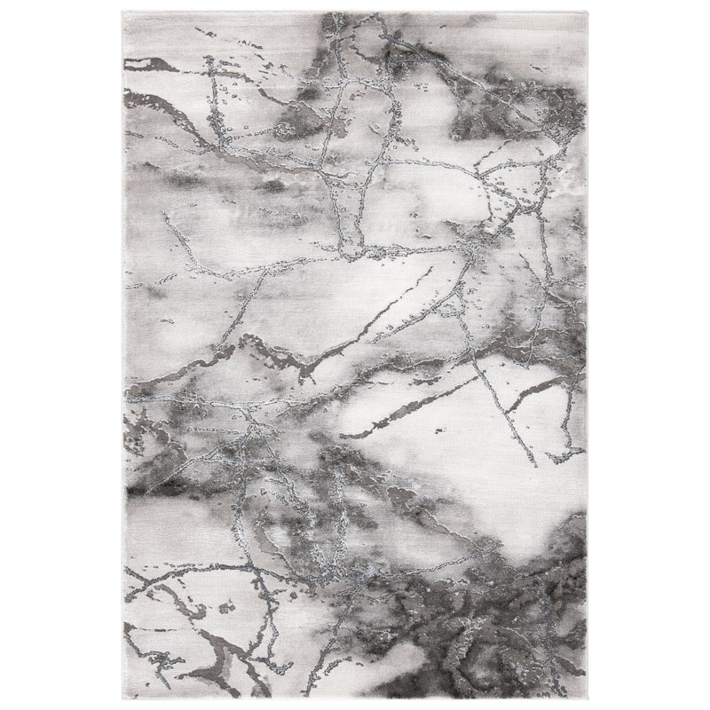 Ahanu Abstract Area Rug, Rectangle 201 x 274 cm