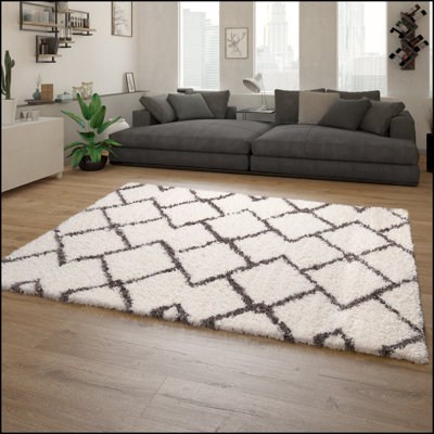 Forest Hill Geometric Shag Area Rug