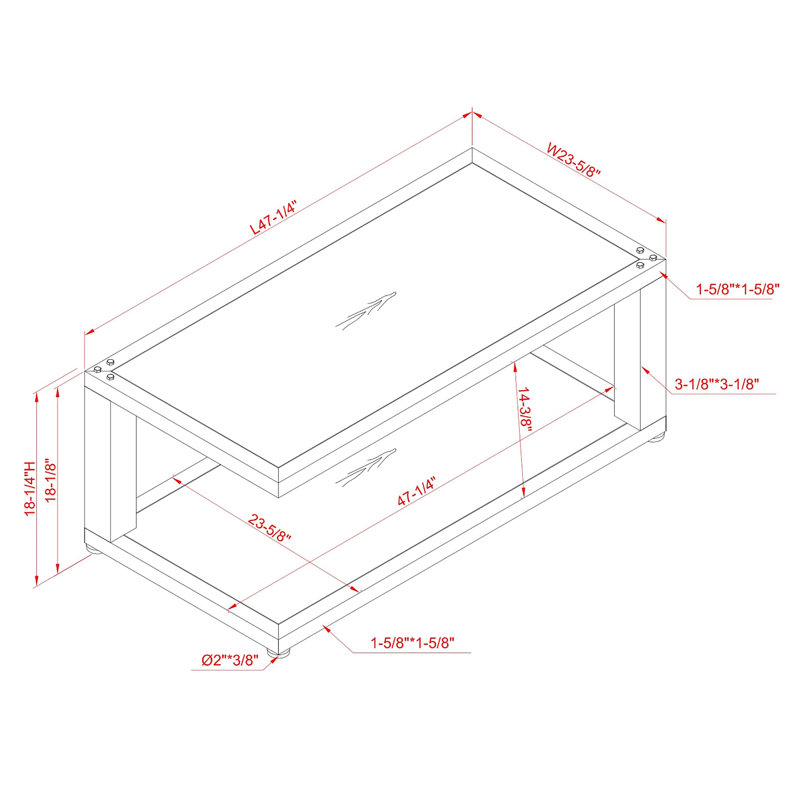 Anayiah Single Coffee Table