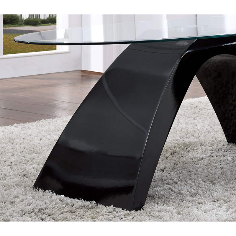 Ensemble de tables basses 2 pièces Hilry, Noir