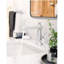 Flara Single Hole Bathroom Faucet with Drain Assembly-1387423070