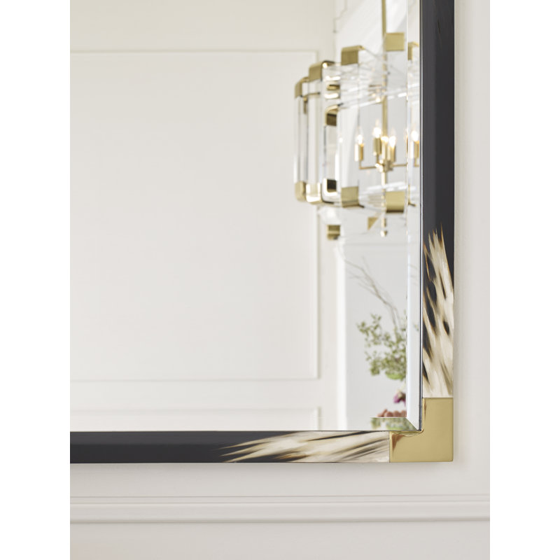 Vanucci Eclectics Rectangle Beveled Wall Mirror, 54" x 38"