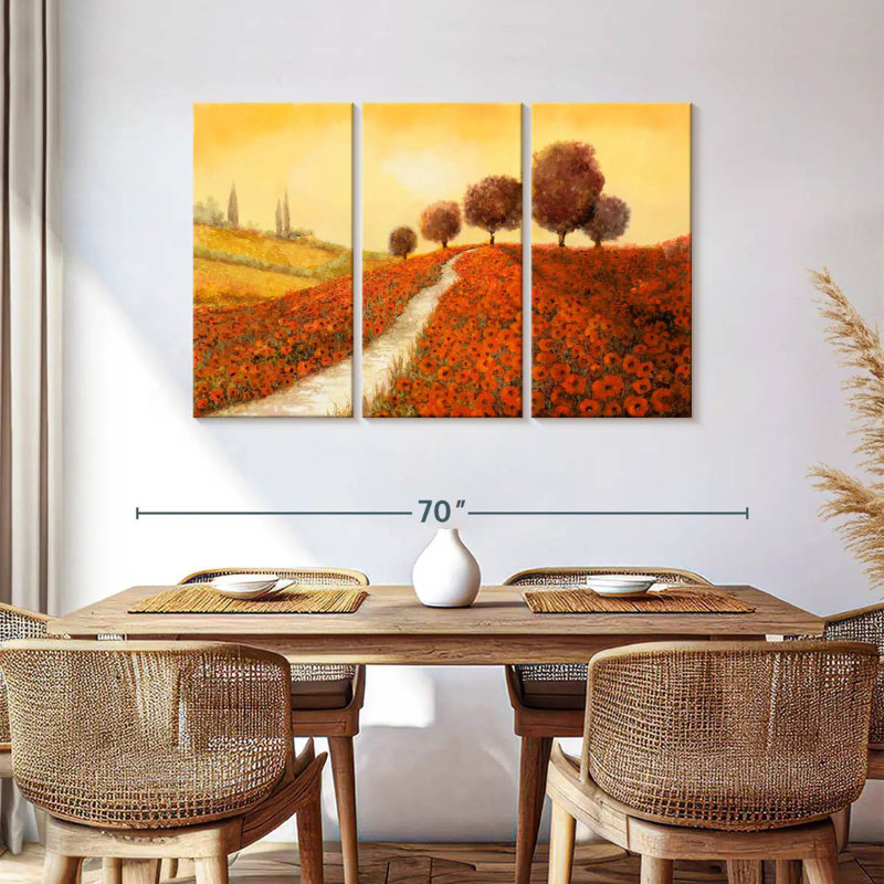 Alvord La Collina Dei Papaveri, H 36 po x l 57 po