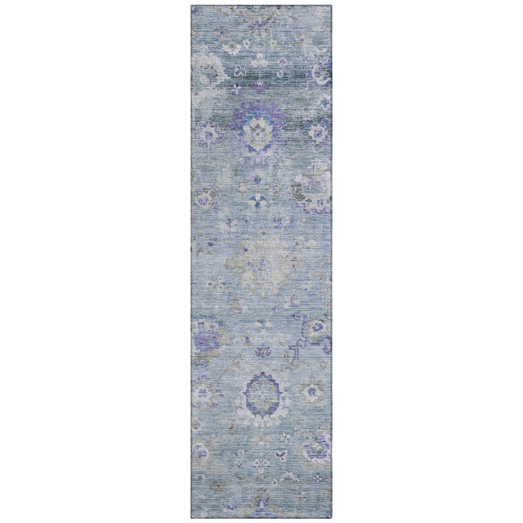 Machine Washable Indoor/Outdoor Chantille ACN1107 Sky Rug