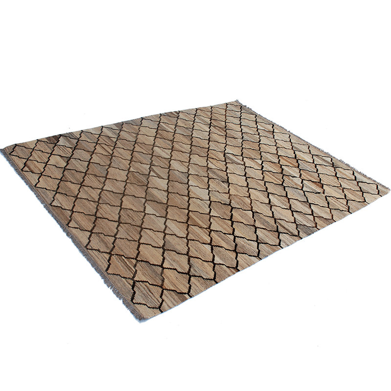 Jess Rectangle 160 cm x 200 cm Geometric Hand Woven Kilim