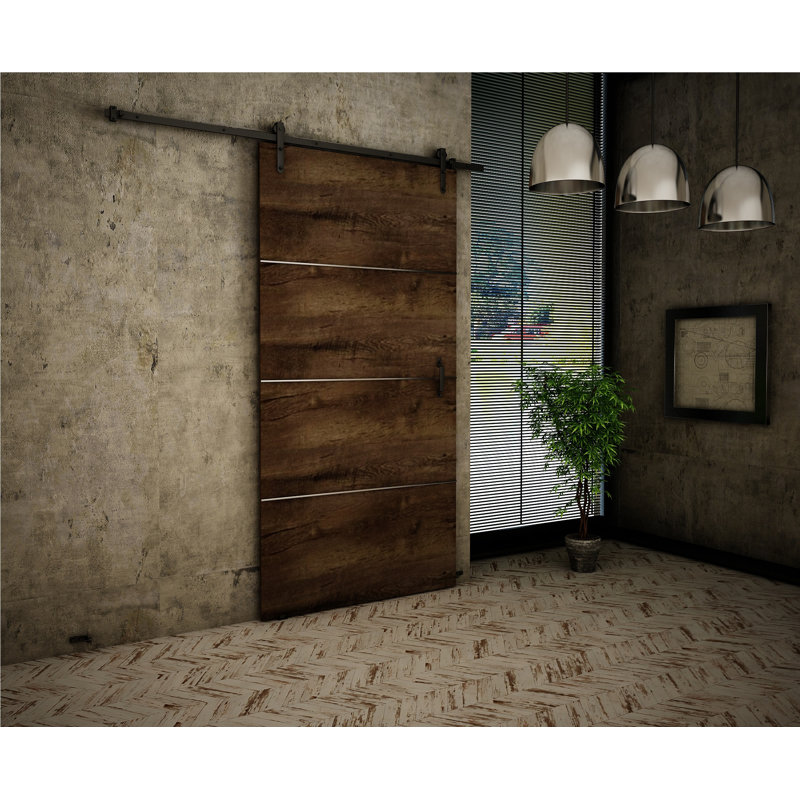 Door, 96cm x 205cm, Dark Brown
