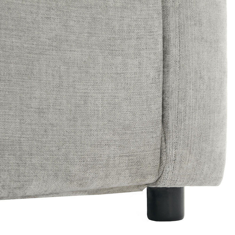 68,1 po Coussin rembourré Cozy surdimensionné Comfy Comfy Cloud Canapé Double, Gris clair
