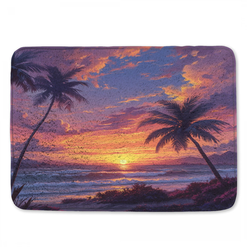Tapis de bain Sunset Beach, L 24 po x L 17 po