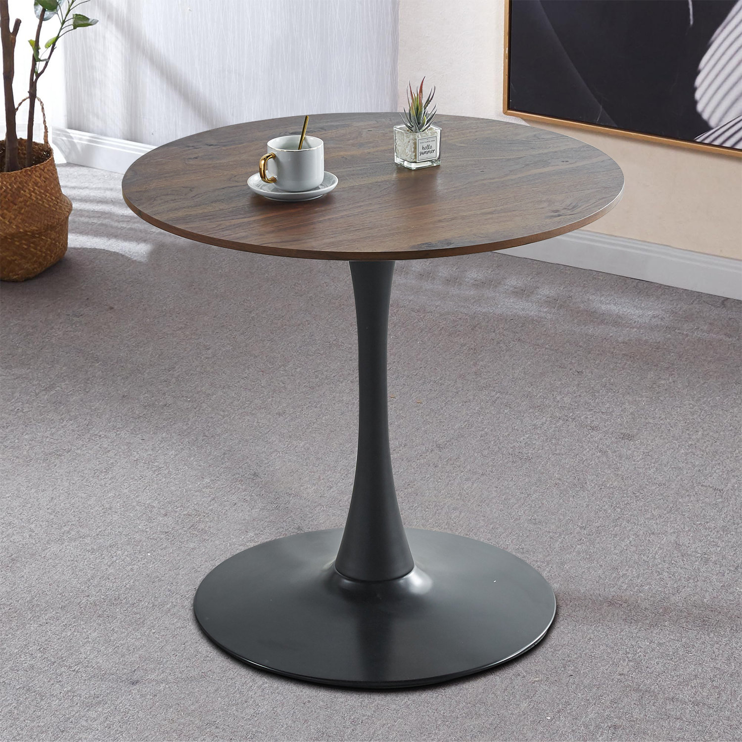 George Oliver Khamron Round Dining Table | Wayfair