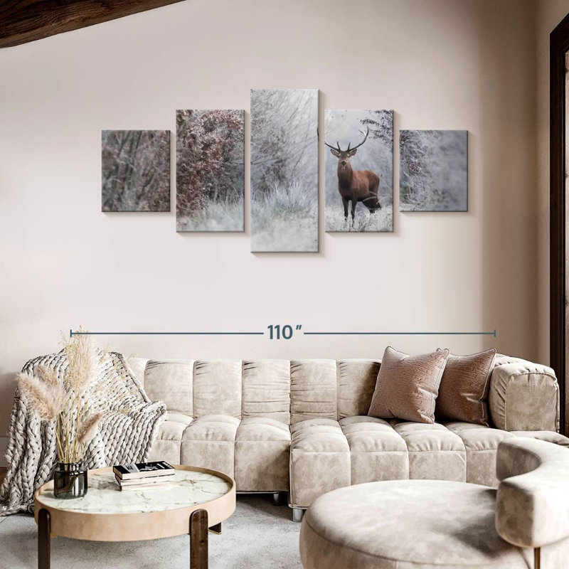 Deer, 42" H x 92" W