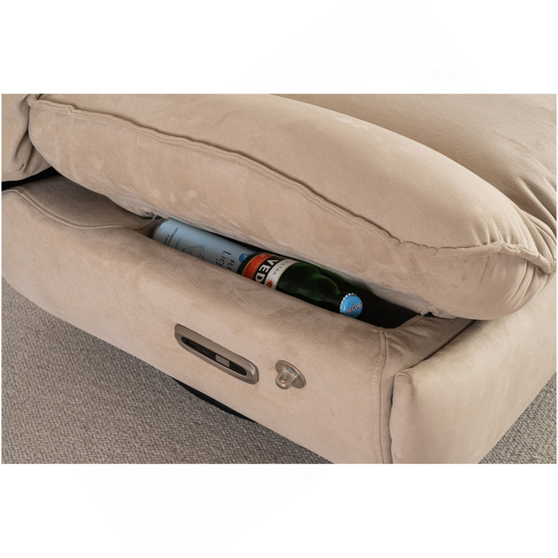 Chargeur inclinable électrique pivotant et pivotant USB avec lecteur de musique Bluetooth fonction différente sommeil travail et loisirs CD-8991Model Camel Leathaire