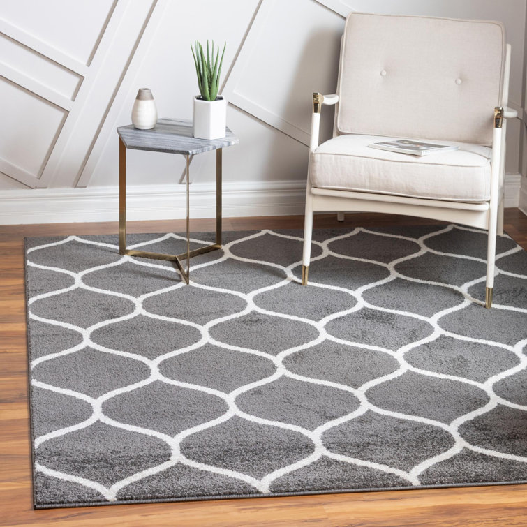 Tapis gris foncé Lllan