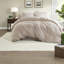 Linen Blend Striped Duvet Cover Set