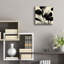 «Flowers Black White 27» par Ray Heere, art mural en verre acrylique, 24 po x 24 po-1190640731