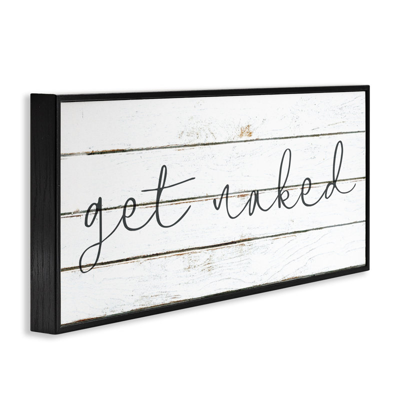 «Minimal White Planked Look», H 10 po x l 24 po, Giclée encadrée noir minuit