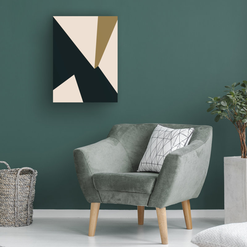 Art abstrait sur toile, bolologien, petit doyen, H 19 po x l 14 po