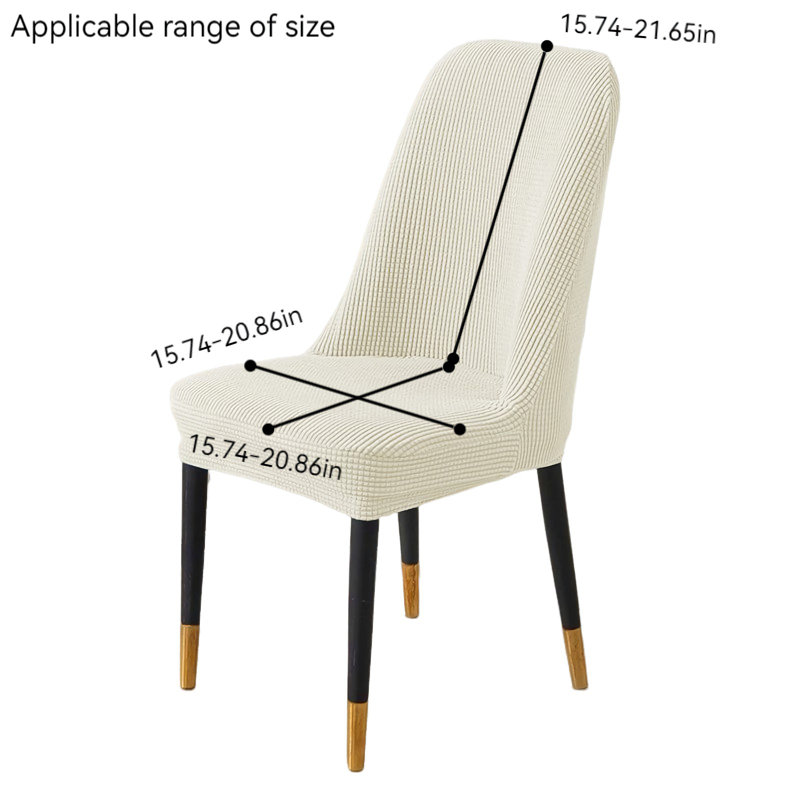 Housse pour chaise de salle à manger