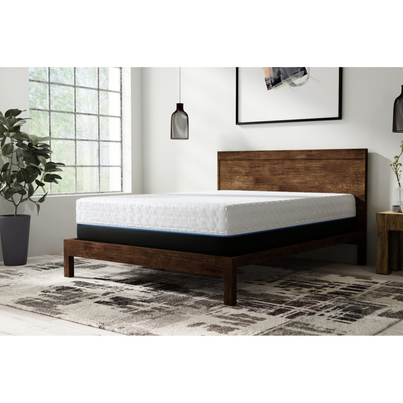 Matelas pour grand lit en cuivre - couche de confort en gel de marbre de 2,5 po 14 po pour une bonne nuit de sommeil, 14.17"