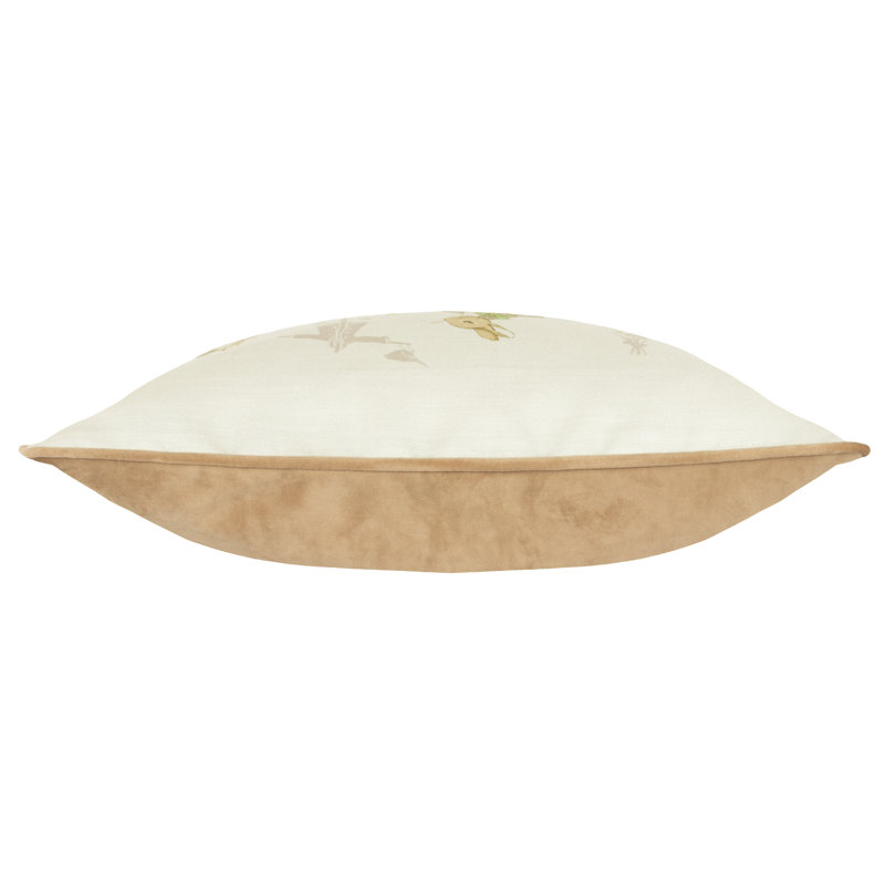 Classic Peter Rabbit™ Floral Natural Rectangular Throw Cushion