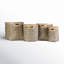 Rustic Bamboo Basket With Handles - Set of 4