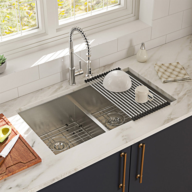 Undermount Double Bowl Kitchen Sink
