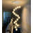 16 Lights Glam Crystal Chandelier Long Light-1704356452
