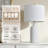 Anazagene 24" H Dimmable Ceramic Table Lamp Set with Linen Drum Shades-819782922
