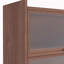 44'' Tall Metal 3 Flip Doors Cabinet, Bookcase with Storage-1653340600