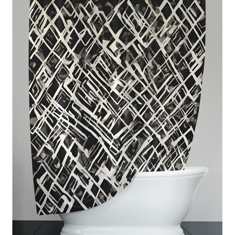 Odetta Shower Curtain, 72" H x 70" W