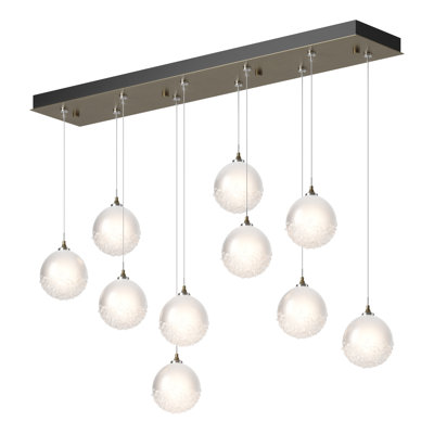 Fritz 10 - Light Kitchen Island Globe Pendant