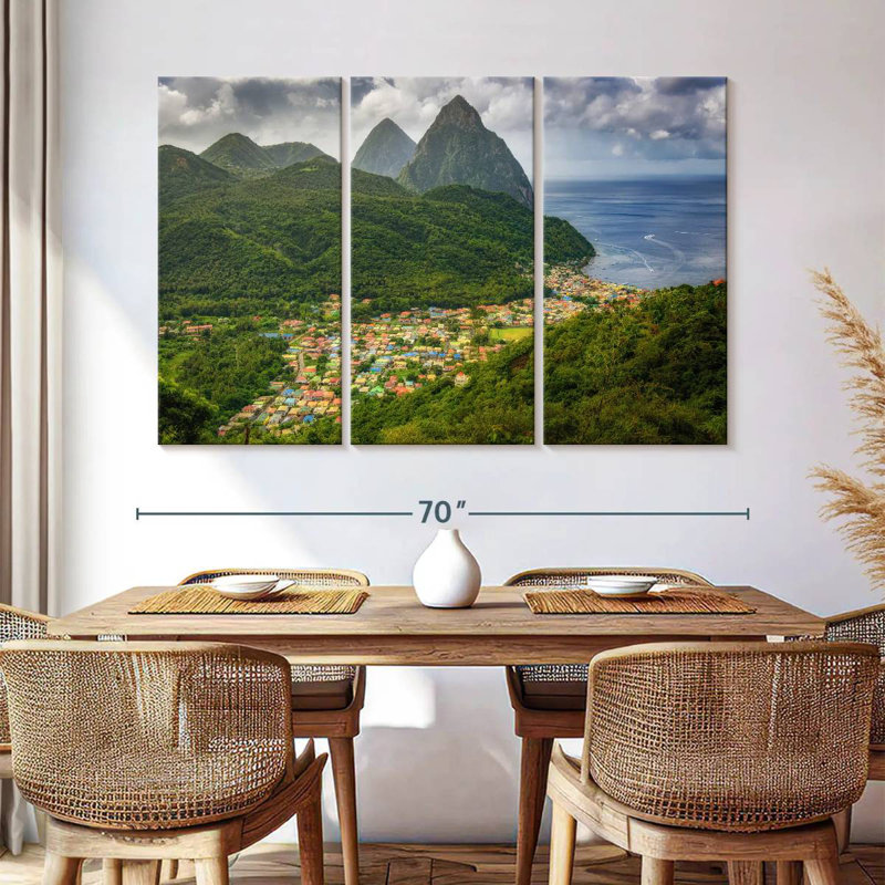 Gillard Saint Lucia, 42" H x 65" W