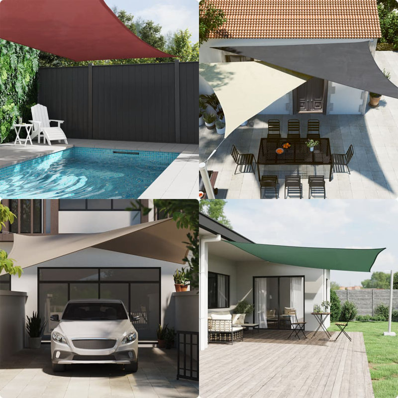 3.6m x 3.6m Triangular Shade Sail