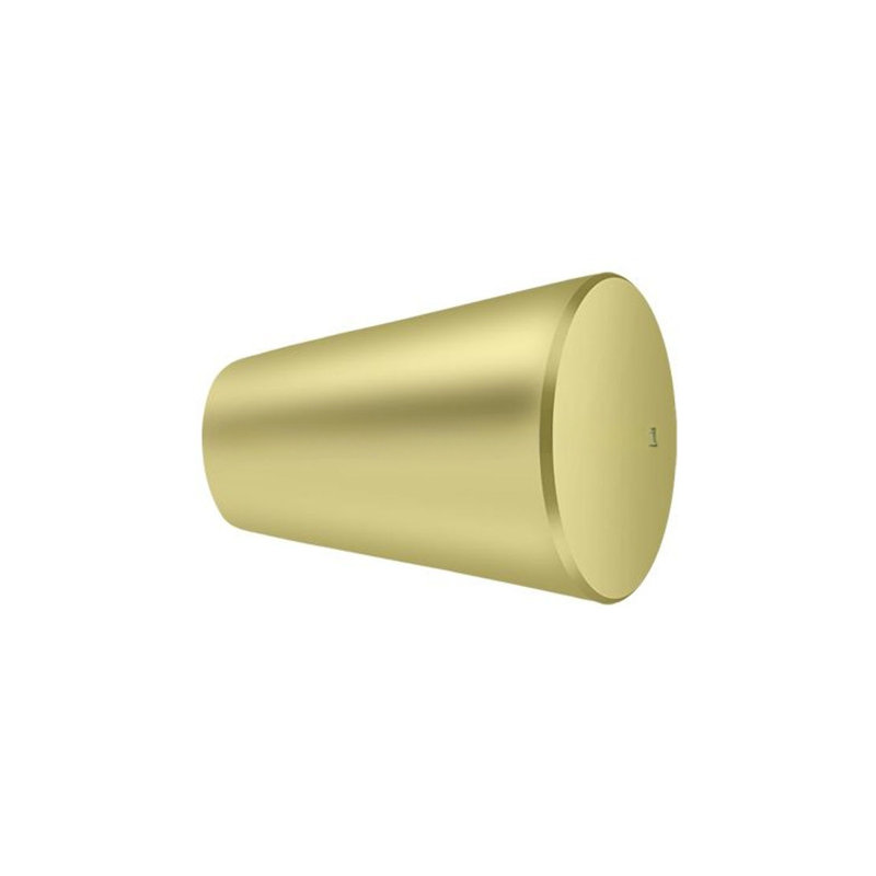 Conical Knob, Polished Brass, 0.75"