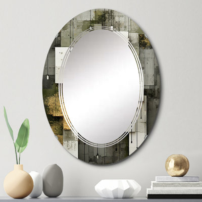 Hughsby - Miroir mural moderne ovale
