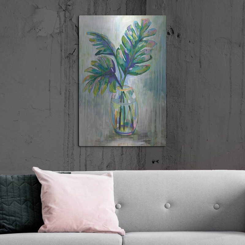 «Palm Leaves II» par Jeanette Vertentes, H 36 po x l 24 po