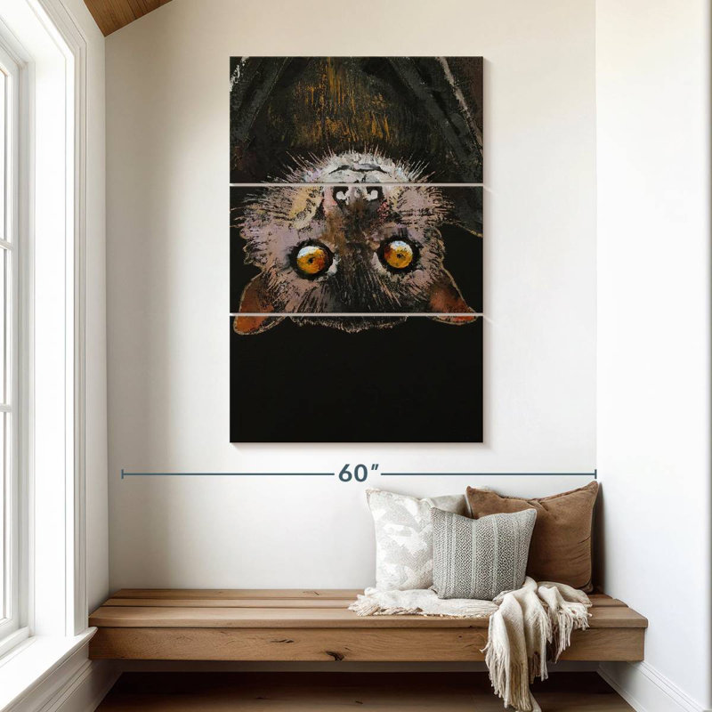 Brampt Bat, 50" H x 32" W