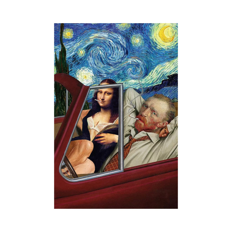 «Starry Night» par Barry Kite, impression sur toile tendue, H 12 po x l 8 po x P 0,75 po