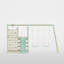 Mercia Wooden Round Pole Double Swing With Climbing Wall & Slide