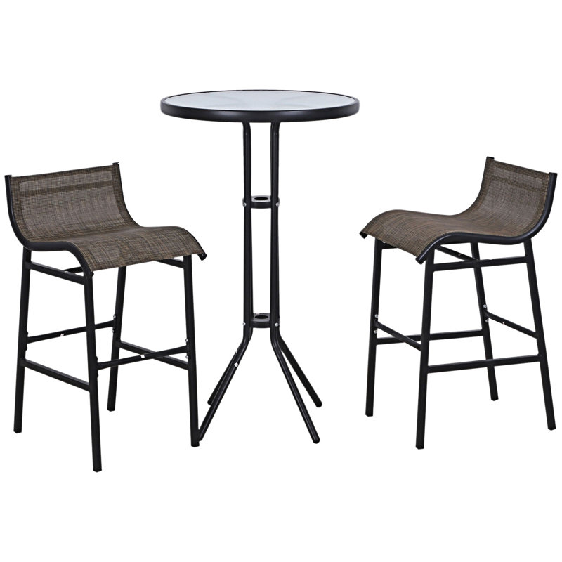 3 Piece Outdoor Bistro Set