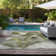 Altair Washable Abstract Indoor / Outdoor Rug