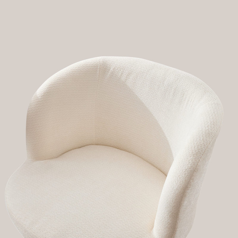 Chaise pivotante réglable en hauteur, Beige