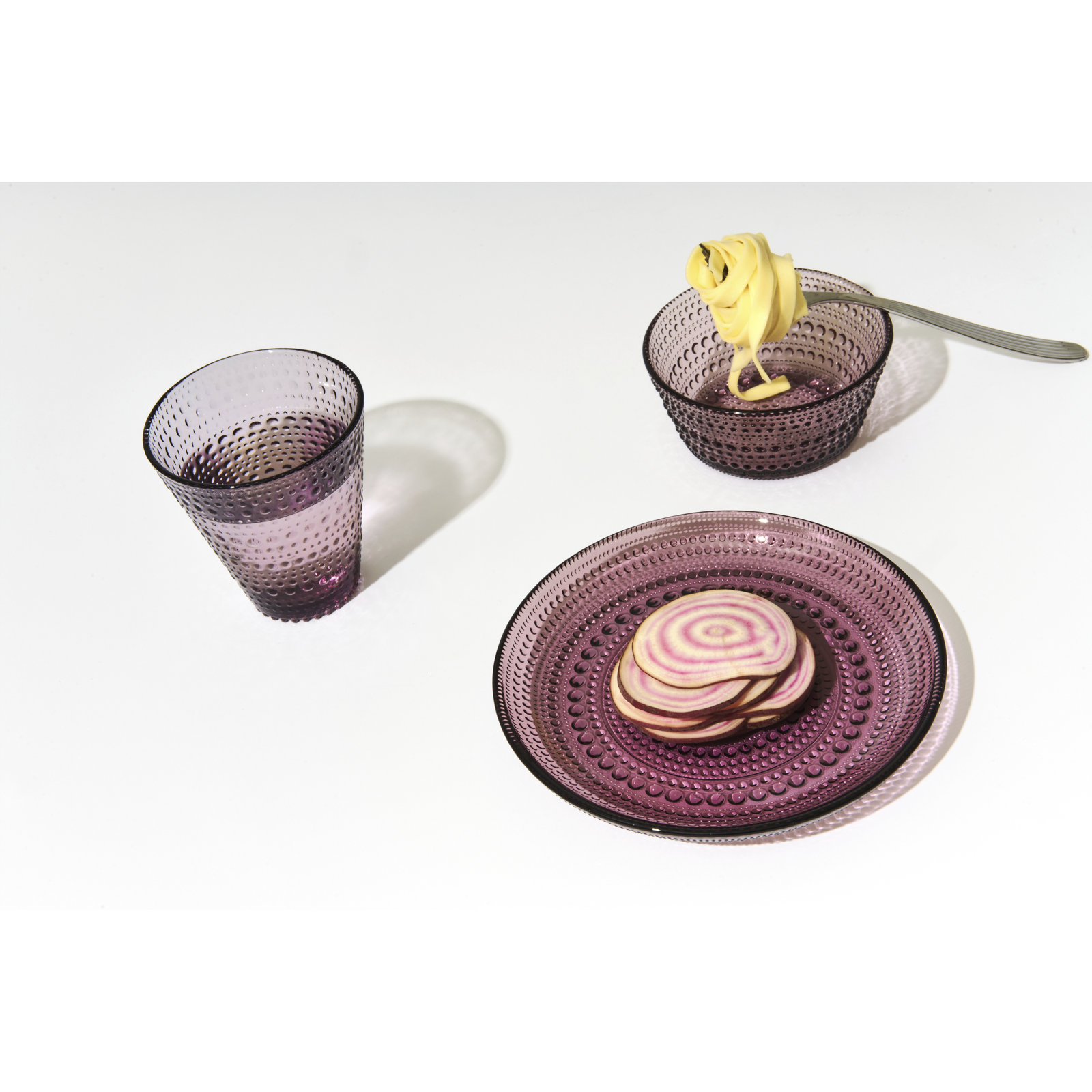 Kastehelmi 6.69" Appetizer Plate, Purple