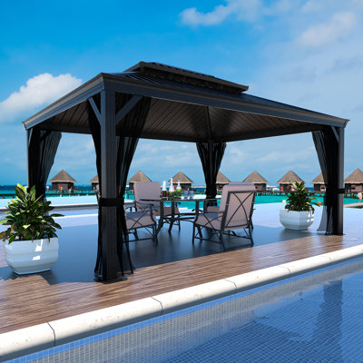 Galvanized Doublecanopy Gazebo
