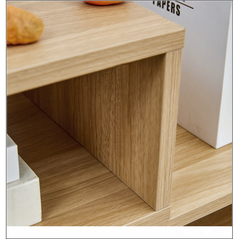 2 Pieces Cube TV Stand,Free Combination Gaming Entertainment Centre Media Stand,Open Storage Bookcase Shelf for Living Room,2 Shelf Bookcase L-Shaped TV Console Stand,with Dimensions of 47.2*12*13.4.
