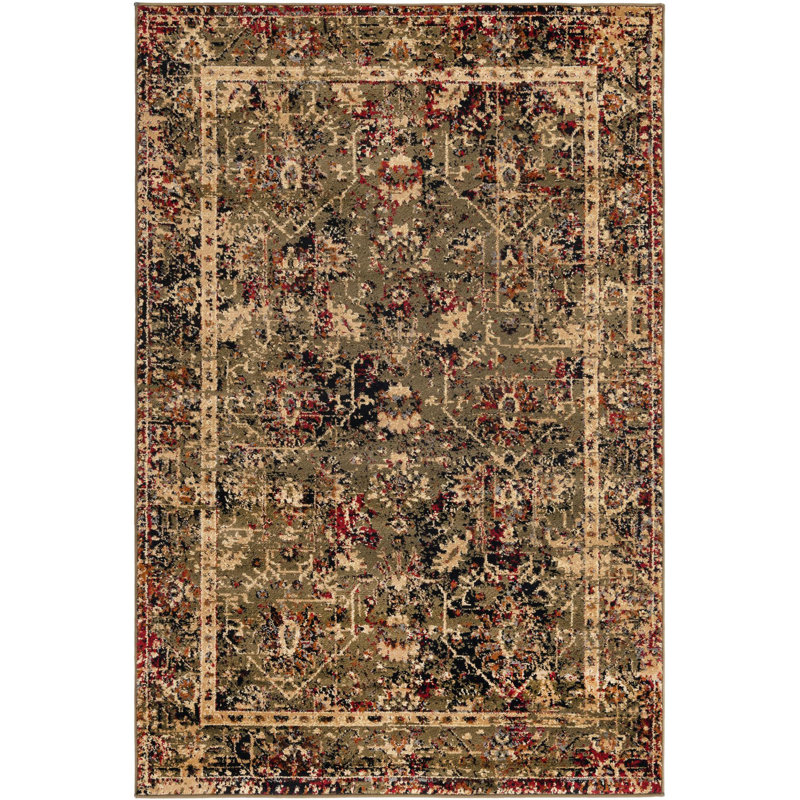 Oriental Indoor Rug, Rectangle 10' x 14'