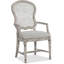 Boheme Gaston Metal Back Arm Chair