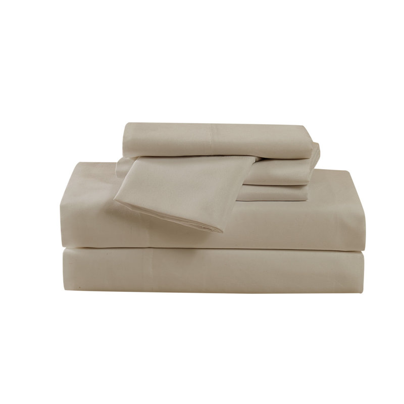 Microfiber Standard Sheet Set, Twin XL Sheet Set + 2 Pillowcases, Khaki