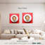 Café Yarlin sur fond rouge-109234880