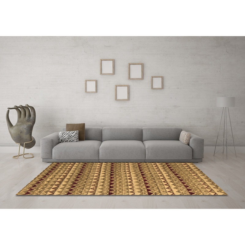 Chale Chevron Indoor Rug, Round 6'